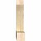 Ekena Millwork Portland Rough Sawn Timber Gable Bracket, Douglas Fir, 48"W x 32"H x 6"D x 6"F, 16/12 Pitch GBW048X32X0606POR00RDF - alternate 5